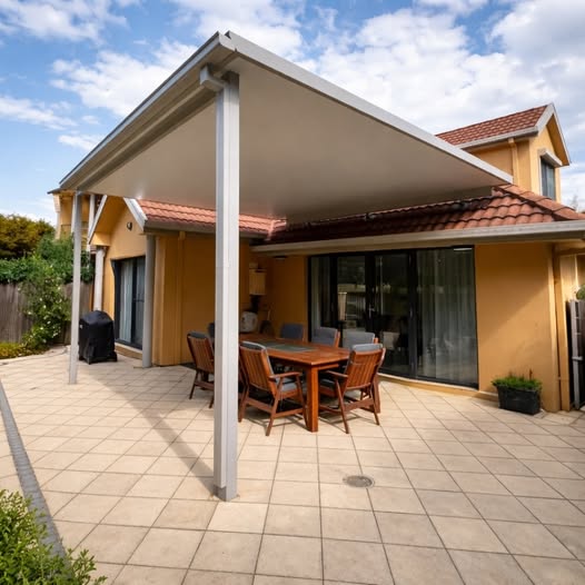 Patio cover for outdoor dining and entertaining